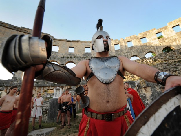 Najlepsi gladiatorzy występują przed publicznością &nbsp; /AFP
