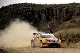 Petter Solberg z Norwegii w Citroenie C4 WRC