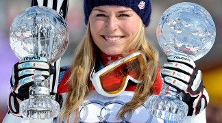 Vonn w tym sezonie sięgnęła także po Małe Kryształowe Kule w zjeździe, supergigancie i superkombinacji