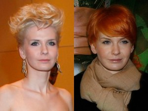 W płomiennym rudym Edyta zyskała wyrazistość &nbsp; /Getty Images/Flash Press Media