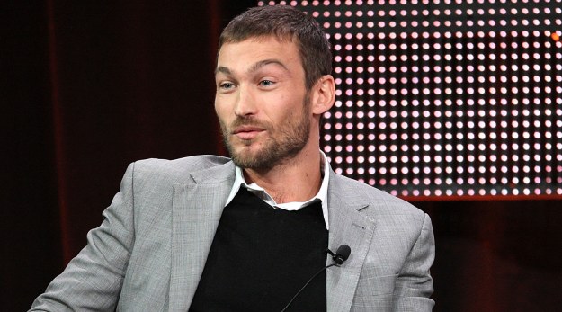 &nbsp; Andy Whitfield w czasie konferencji prasowej /Frederick M. Brown /Getty Images/Flash Press Media