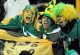 Brazylijscy kibice dopingują swoich piłkarzy