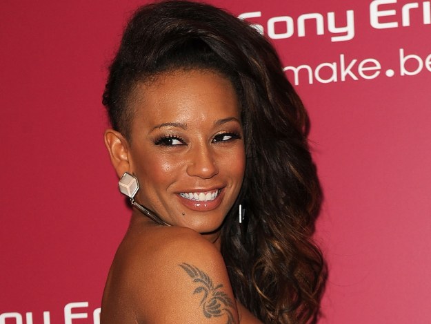 Dziwaczna fryzura Melanie Brown &nbsp; /Getty Images/Flash Press Media
