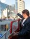 Kandydaci debatowali, Palikot manifestował 