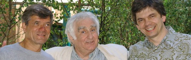  Filip Łobodziński i Henryk Gołębiewski z reżyserem Stanisławem Jędryką /Agencja W. Impact