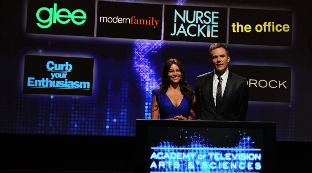 &nbsp; Galę poprowadzili Sofia Vergara oraz Joel McHale /Kevin Winter /Getty Images/Flash Press Media