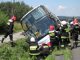 Wypadek autokaru na zakopiance