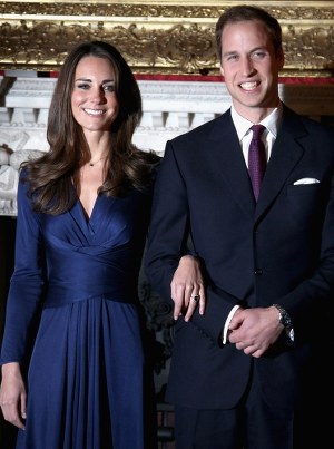 Kate i William podczas oficjalnego ogłoszenia ich zaręczyn &nbsp; /Getty Images/Flash Press Media
