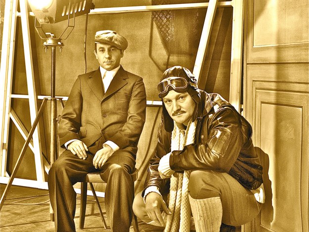 Adam Nawojczyk i Juliusz Chrząstowski w  "Być albo nie być" &nbsp; /R. Kornecki /Stary Teatr