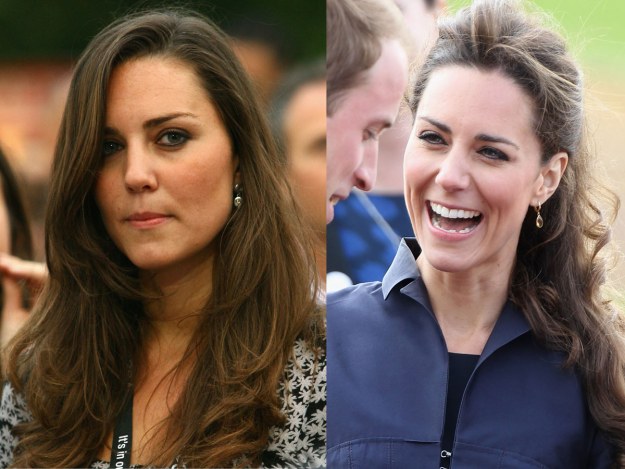 Kate Middleton dwa lata temu i teraz &nbsp; /Getty Images/Flash Press Media