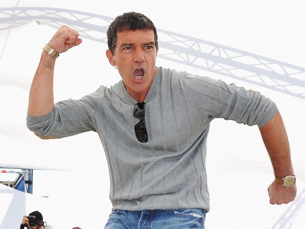Antonio Banderas jest królem bankietów - wszędzie słychać jego śmiech &nbsp; /Getty Images/Flash Press Media