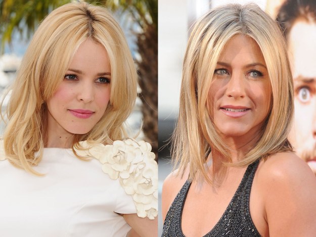 Romantyczna Rachel McAdams i kokieteryjna Jennifer Aniston &nbsp; /Getty Images/Flash Press Media