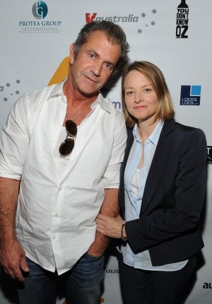 Jodie Foster z Melem Gibsonem &nbsp; /Getty Images/Flash Press Media