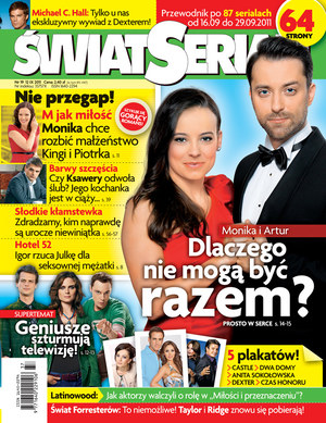 &nbsp; Okładka nowego numeru /Świat Seriali