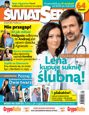&nbsp; Okładka nowego numeru /Świat Seriali