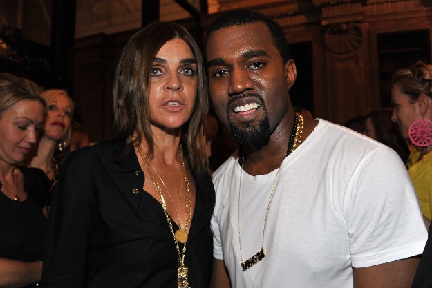 Kayne West z Carine Roitfeld &nbsp; /Getty Images/Flash Press Media