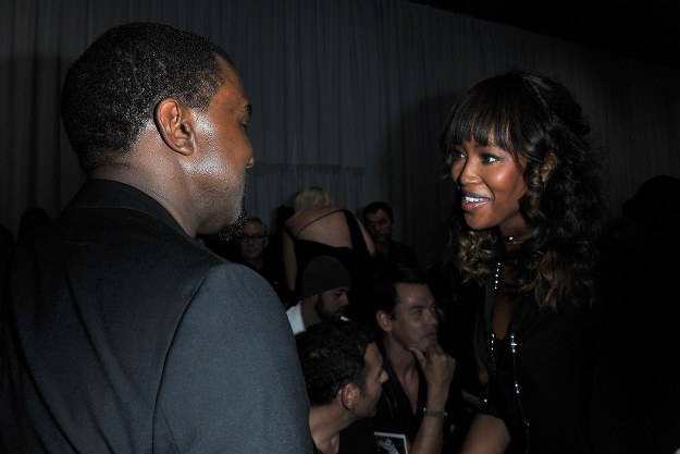 Kayne West z Naomi Campbell &nbsp; /Getty Images/Flash Press Media