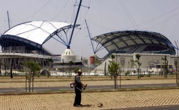 Stadion Algarve w Faro stoi teraz pusty, a koszty jego utrzymania są ogromne. &nbsp; /AFP