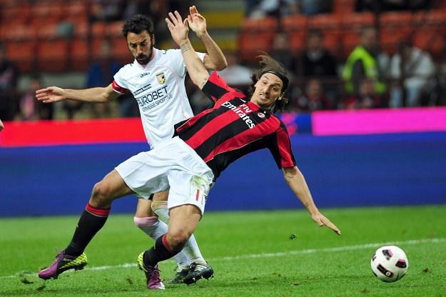 Zlatan Ibrahimovic, piłkarz reprezentacji Szwecji i AC Milan &nbsp; /AFP