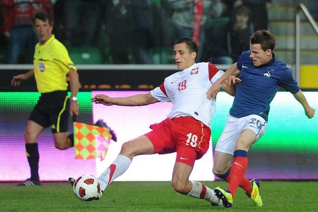 Tomasz Jodłowiec i Kevin Gameiro. Francja to może byc jeden z naszych rywali &nbsp; /AFP