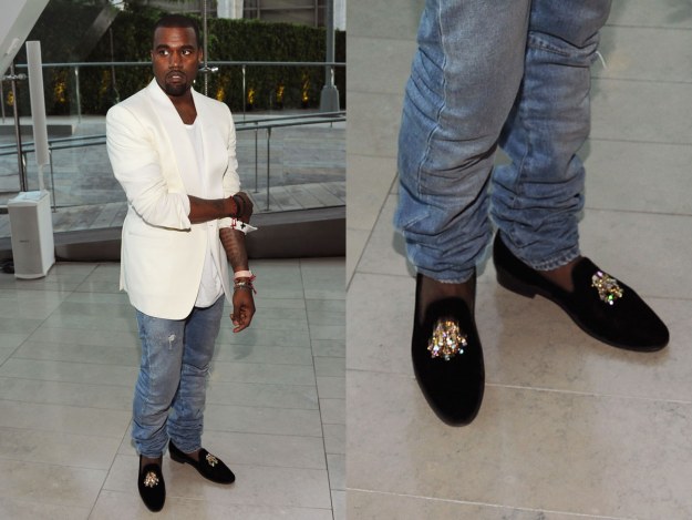 Kayne West w butach Stubbss&Wootton &nbsp; /Getty Images/Flash Press Media