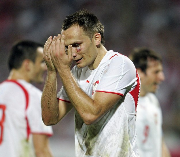 &nbsp; Zakrwawiony Arkadiusz Głowacki to częsty obrazek. /AFP