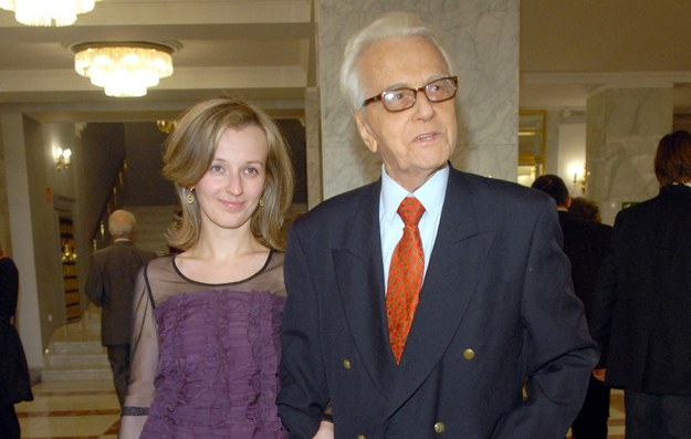 Andrzej Łapicki z Kamilą, fot. Marek Ulatowski &nbsp; /MWMedia