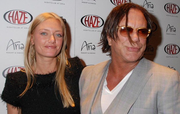 Mickey Rourke, Anastassija Makarenko &nbsp; /Splashnews
