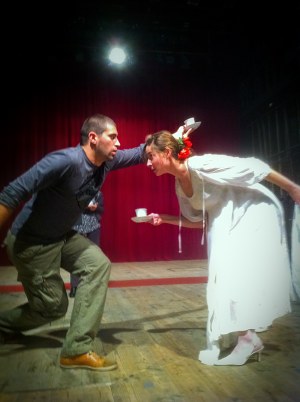 Pana Tadeusza gra Krzysztof Wieszczek, a  Zosię Magda Grąziowska &nbsp; /Mikołaj Grabowski /Stary Teatr