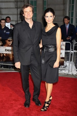 Colin Firth z żoną Livią Giuggioli &nbsp; /Getty Images/Flash Press Media