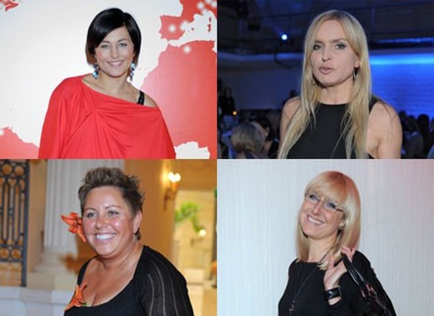 Monika Olejnik, Beata Sadowsk, Dorota Wellman i Agata Młynarska, fot. Andrzej Szilagyi /MWMedia