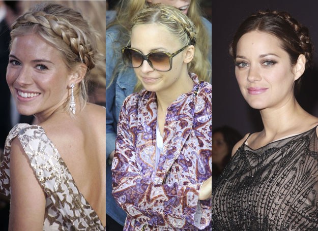 Warkocze Sienny Miller, Nicole Richie i Marion Cotillard &nbsp; /East News