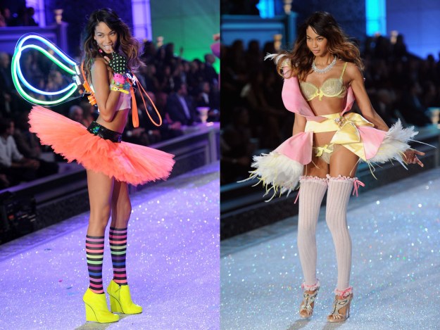Chanel Iman podczas pokazu Victoria's Secret /Getty Images/Flash Press Media