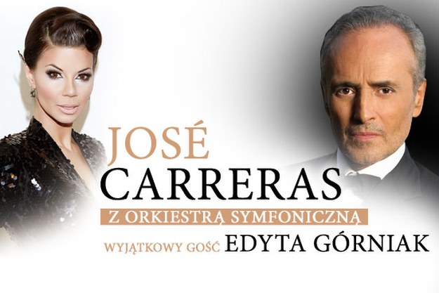 Jose Carreras i Edyta Górniak /materiały prasowe