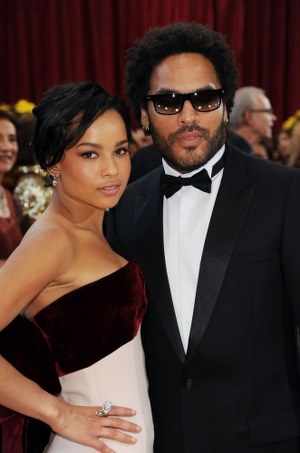 Lenny Kravitz z córką Zoe /Getty Images/Flash Press Media