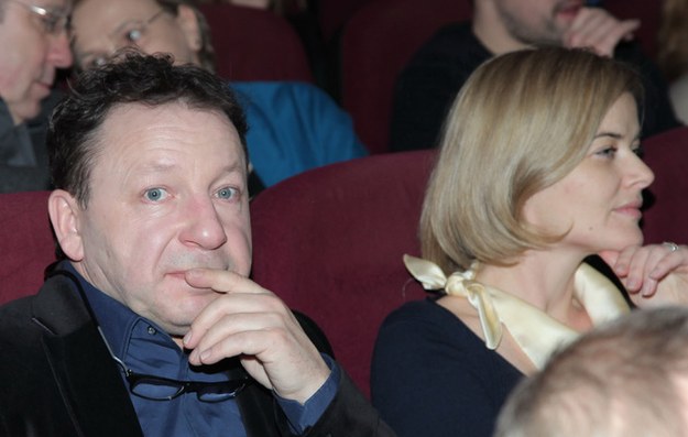 Monika Richardson i Zbigniew Zamachowski na pokazie filmu "Rzeź" /Paweł Wrzecion /MWMedia