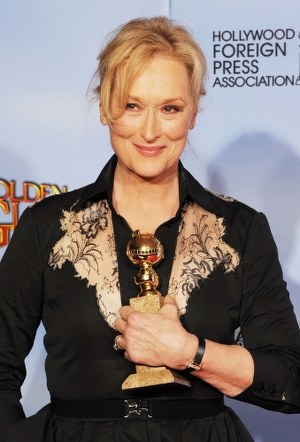 Meryl Streep ze Złotym Globem /Getty Images/Flash Press Media
