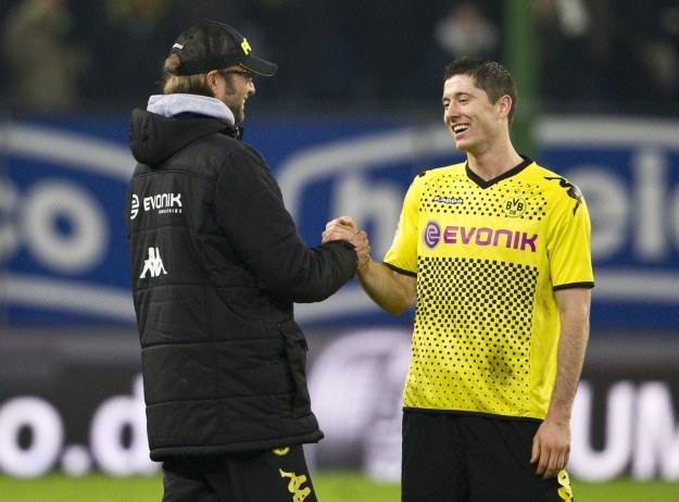&nbsp; Robert Lewandowski jest pociechą Juergena Kloppa. /AFP