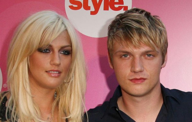 Nick Carter z siostrą Leslie w 2006 roku. /Chad Buchanan /Getty Images/Flash Press Media