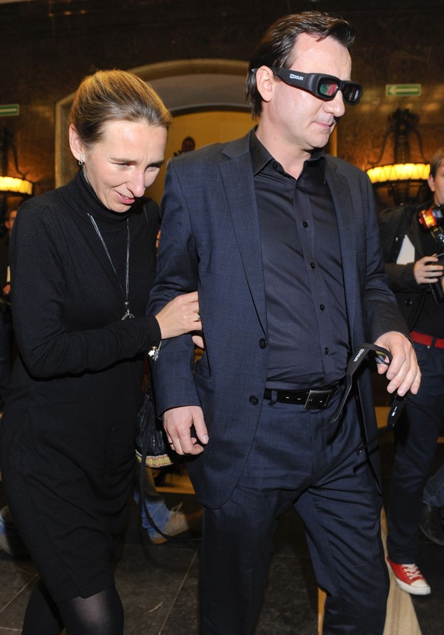 Robert Więckiewicz, Natalia Adaszyńska (żona) /MWMedia