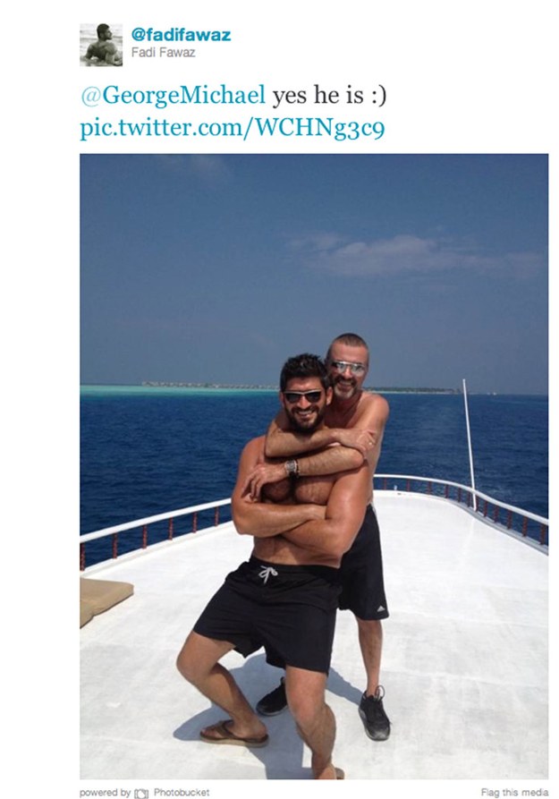 Fadi Fawaz, George Michael /Splashnews