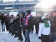 Kibice Wisły Kraków protestowali przeciwko odwołaniu meczu o Superpuchar