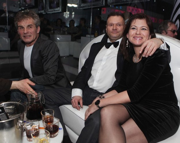 Luiza Kobyłecka i Krzysztof Rutkowski w klubie Pomarańcza w Łodzi /Cezary Pecold /Agencja SE/East News