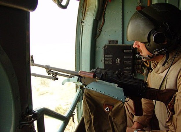 Misja w Iraku to już historia. Nz Mi-8 podczas jednego z ostatnich lotów patrolowych/fot. M Ogdowski 