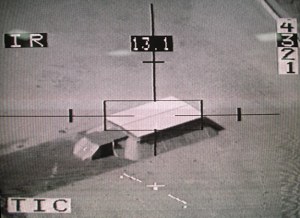 2 lutego 1991 r.: Za chwilę rakieta wystrzelona z francuskiego myśliwca zniszczy ten bunkier /AFP