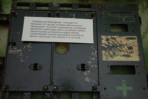 Podstawa pod komputer rakiety V-2. Część znaleziona na poligonie /Odkrywca