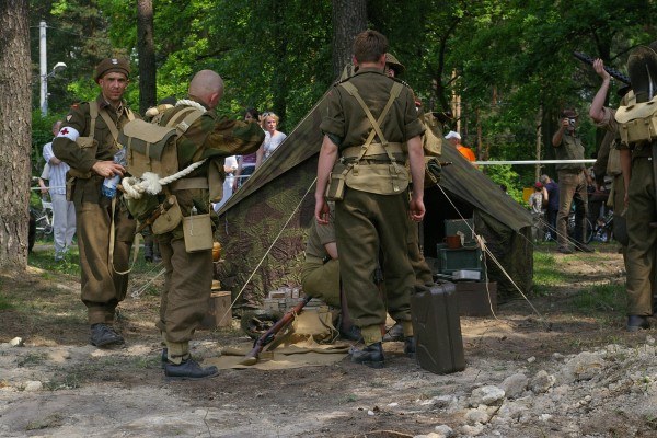 Widok z okopów (Bitwa Wyrska 2008)