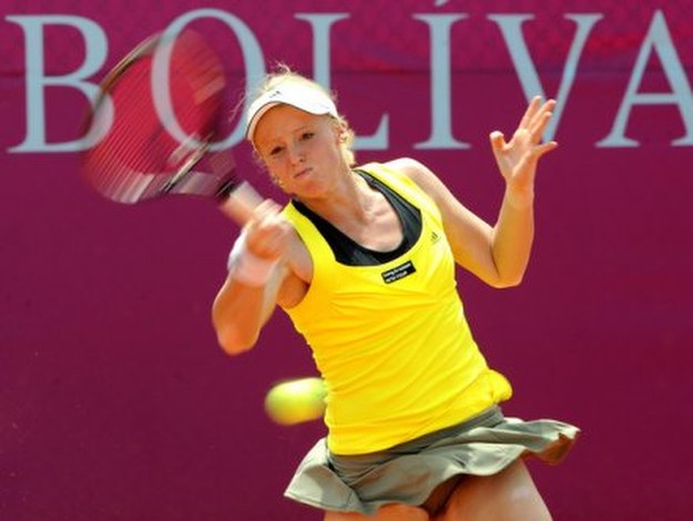 Patricia Mayr - rywalka Agnieszki Radwańskiej w I rundzie US Open. /AFP