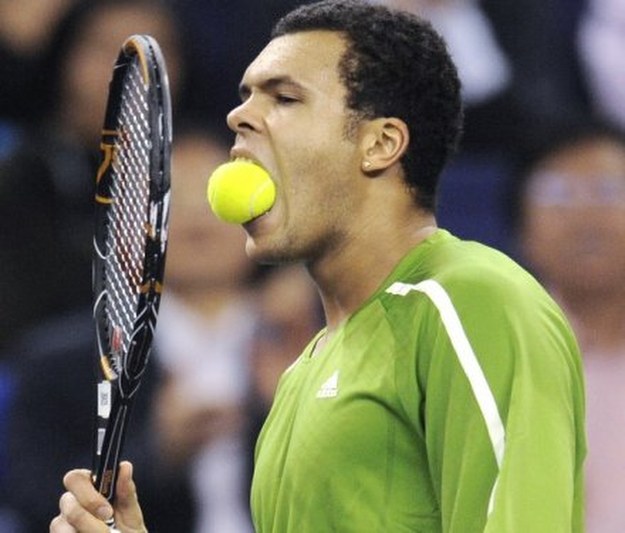 Francuz Jo-Wilfried Tsonga /AFP