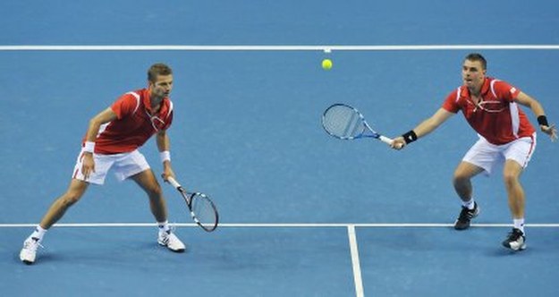 Mariusz Fyrstenberg (z lewej) i Marcin Matkowski /AFP